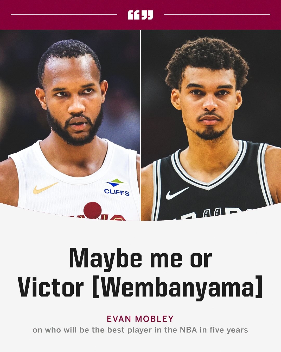 未來5年NBA最好的球員會(huì)是誰？莫布里：可能是我或者文班亞馬